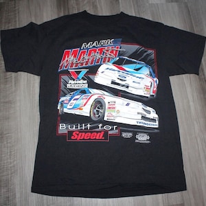 Vintage 90s Mark Martin Nascar Racing T-Shirt, Mark Martin Shirt, Nascar Shirt, 90s Nascar T-Shirt, Gift For Father, Gift For Mother