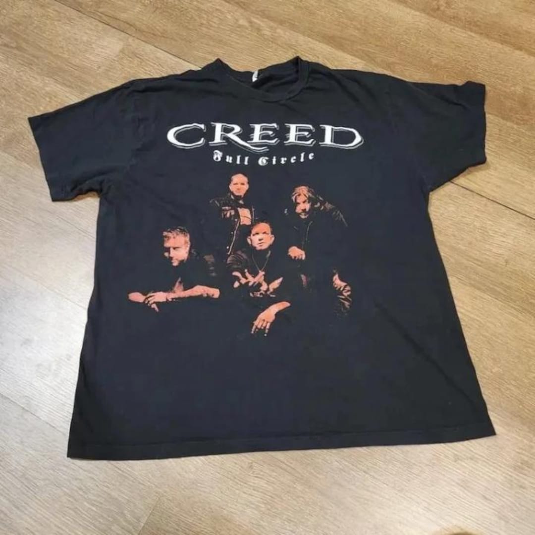 Retro Creed Metal Shirt, Creed Band Tshirt, Creed Band Fan Shirt, Creed ...