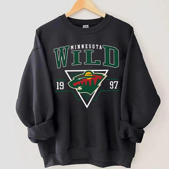 Veste Vintage CCM Minnesota Wild Années 90/Y2K - Noir, Taille L, NHL
