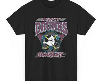 Vintage 90s Mighty Drunks T-shirt, Mighty Drunks Shirt, Ducks SHirt, Mighty Ducks Sweater, Mighty Ducks Hoodie, Mighty Ducks Fan Tee