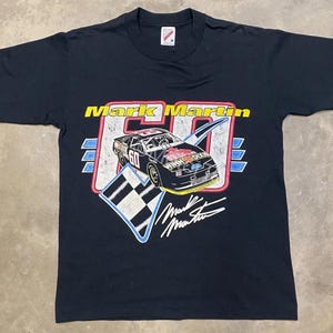 Vintage 1990’s Mark Martin NASCAR Busch Series T-Shirt, Mark Martin Shirt, Mark Martin T-Shirt, Gift For Father, Gift For Mother