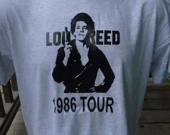Camiseta vintage de concierto de Lou Reed, The Velvet Underground, camisetas vintage de giras de rock, regalo de música de banda para hombres y mujeres, camiseta unisex.