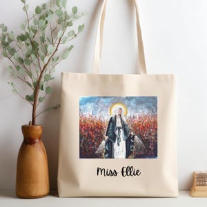 Jungfrau Maria Tote, Jungfrau Maria Tragetasche, katholische Tragetasche Marian, katholische Vorschule, katholische Messtasche, Himmelkönigin, katholische Messtasche