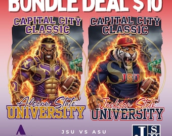 JSU vs Alcorn PNG Bundle | Capital City Classic (Digital Download)