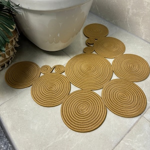 Bathroom Mat, Toilet Mat, Bath Mat Boho Style Mat, Colors: Wicker/Gray/Antracite/Black/Navy Blue/Orange