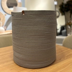 Custom Size Organizer, Cotton Rope Basket, Round Storage Basket, Round Storage Bin, Custom Organizer, Colorful Basket, Houswarming Gift