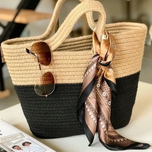 Straw Beach Bag, Market Bag, Straw Bag, Basket Bag, Farmers Market Bag, Shopping Basket, Luxury Bag, Cotton Rope Bag, Jute Bag, Summer Bag