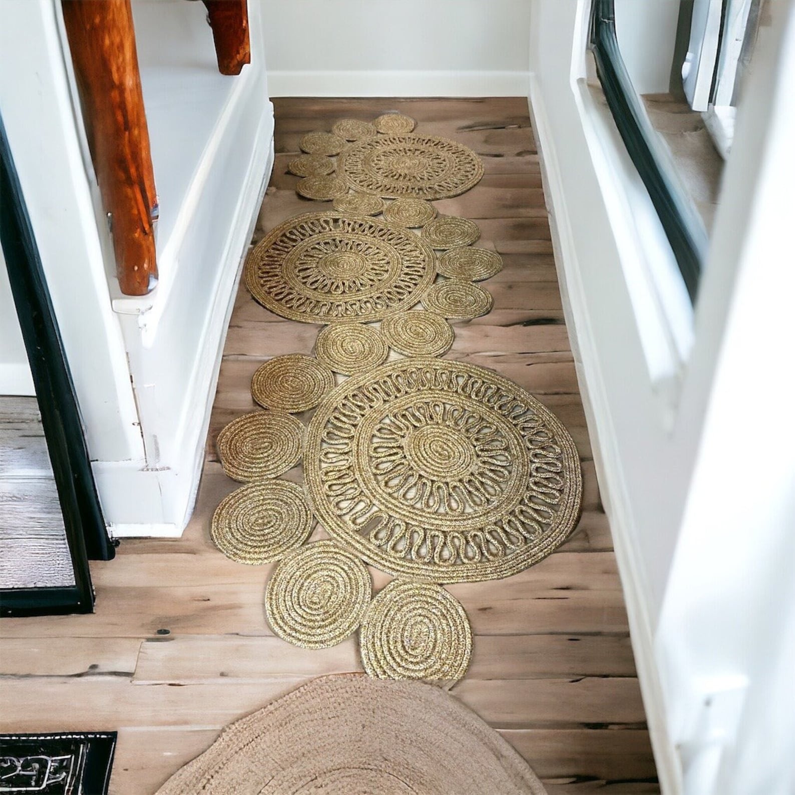 Jute Rug, Jute Hallway Runner, Rug for Home, Rug for Living Room ...