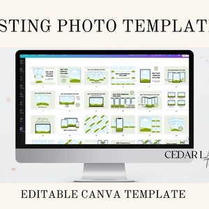 Etsy Listing Template, Etsy Listing Mockup for Physical/ Digital Products, Listing Photo Mockup, Product Template, Canva Editable Mockup