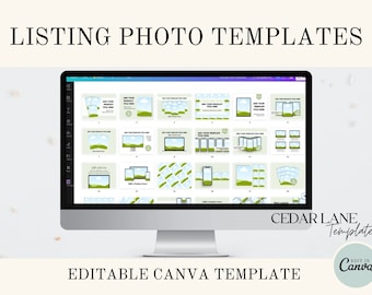 Etsy Listing Template, Etsy Listing Mockup for Physical/ Digital Products, Listing Photo Mockup, Product Template, Canva Editable Mockup