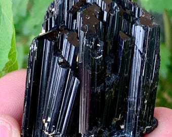 Black Tourmaline Terminated Crystal From Pakistan Skardu ,103 gr ,Natural color minerals,Loose Gemstone  .