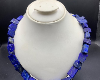 Rough Lapis Lazuli Necklace Natural , jewellery necklaces, From Afghanistan