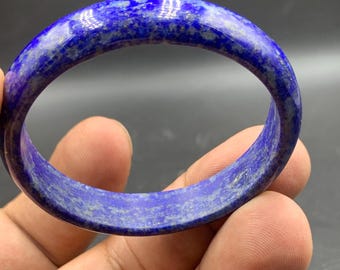 Lapis Lazuli Kids Bangle Hand Made From Afghanistan , (21.5 Grams) .