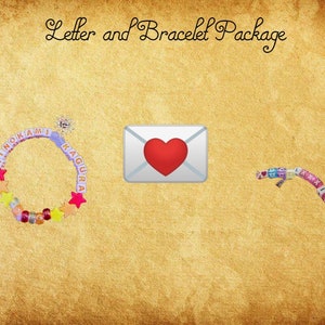 Pacote de Carta e Pulseira