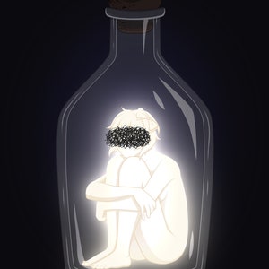 Bottles: Doki Doki Literature Club Poster