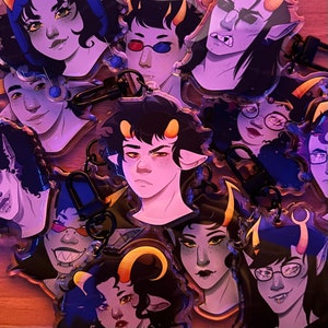 Homestuck Beta Trolls acryl bedels