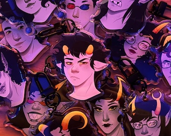 Homestuck Beta Trolls acryl bedels