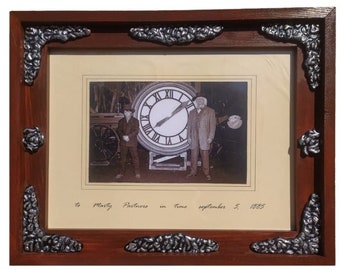 Back to the Future III Frame/ Partners in Time wooden Frame/