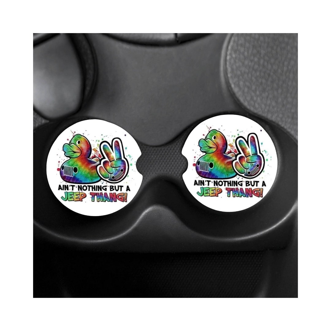 Jeep Car Coasters Funny Jeep Coaster Jeep Decor Jeep Etsy