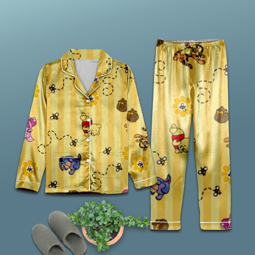 Christmas Winnie the Pooh Pajamas Pooh Bear Thick Pajamas Etsy