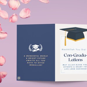 Gefeliciteerd kaart Islamitische afstudeerkaart Moslim afstudeercadeau voor hem MashAllah-kaart Islamitische cadeauartikelen Moslim cadeaus voor haar grappig