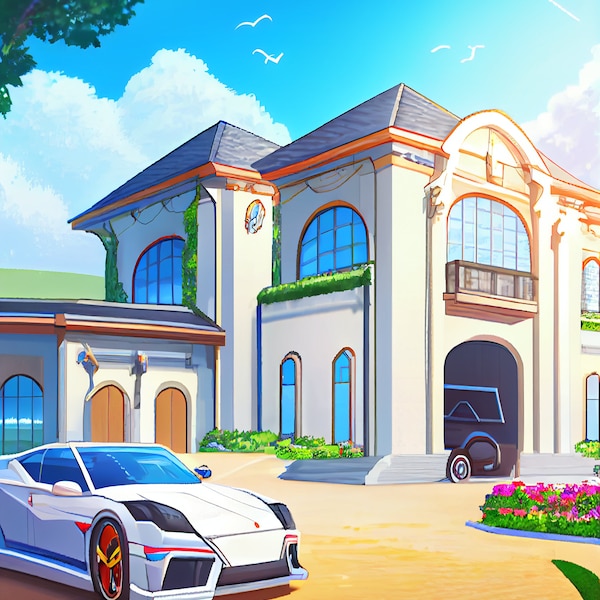 Luxury-Cars-and-Massive-Houses-Graphics