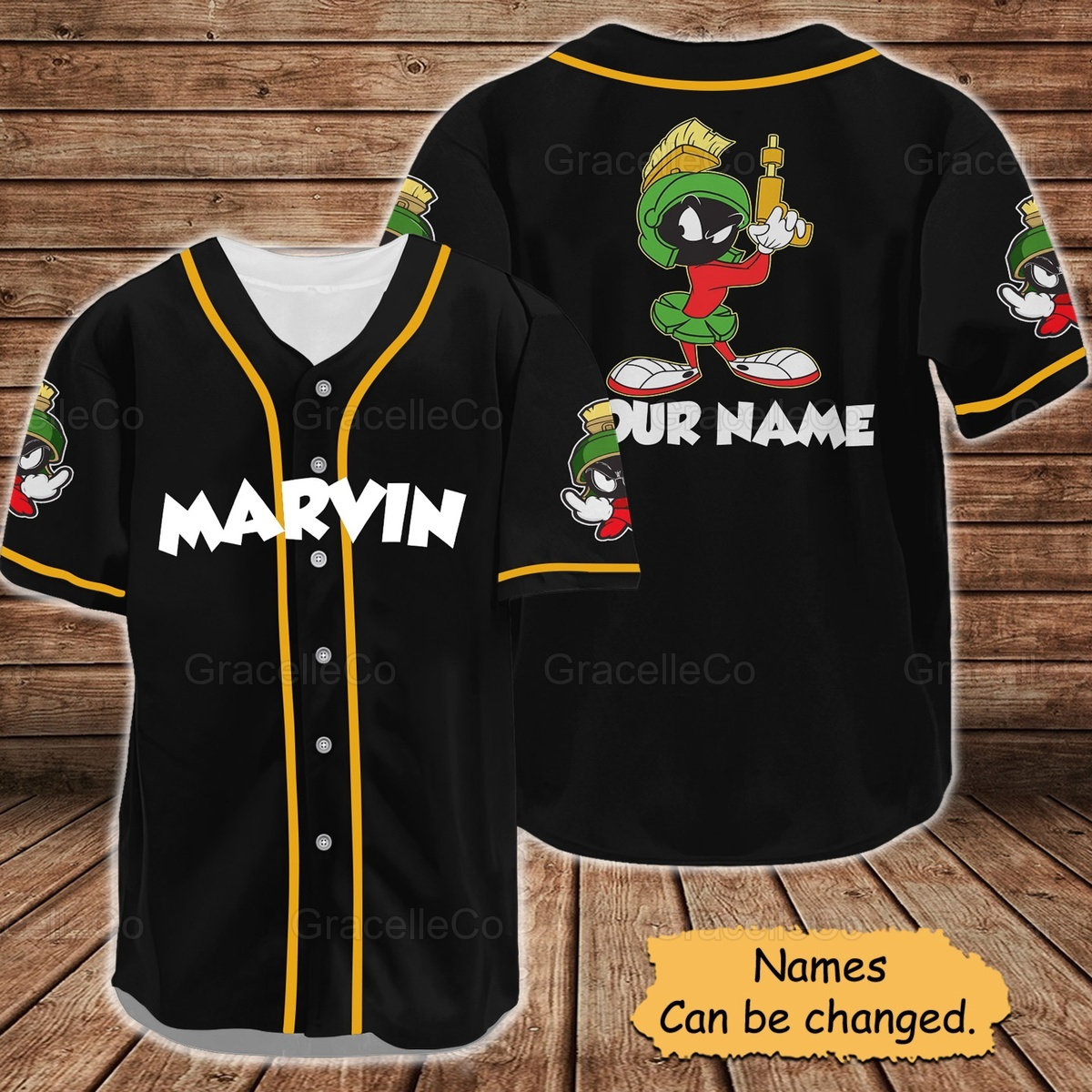 Discover Marvin Martian Baseball Shirt, Marvin Custom Shirt