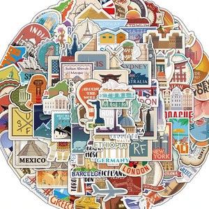 Adesivo In Vinile Santiago Del Cile Da 3 Pollici Per Bagagli - Foto 7