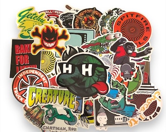 100 Skateboard Skate Scooter Sticker Pack with 100 or 50 high-quality Graffiti stickers | Perfect Gift Skateboard Stickers | Gift!
