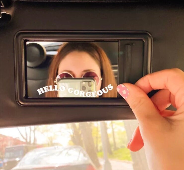 Auto Zubehör Rückspiegel Spiegel 5D Sticker Vinyl Streifen Aufkleber Paar  Dek