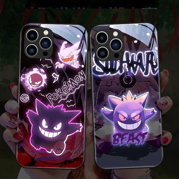 Incoming Light Up Anime Phone Case Customizable for iPhone 15, 14, 13, 12, 11, XR, XS, X 8, 7 Plus, Pro, Max