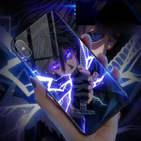 Anime Incoming Call Flash Illuminated Phone Case for iPhone 15, 14, 13, 12, 11, XR, XS, X 8, 7 Plus, Pro, Max