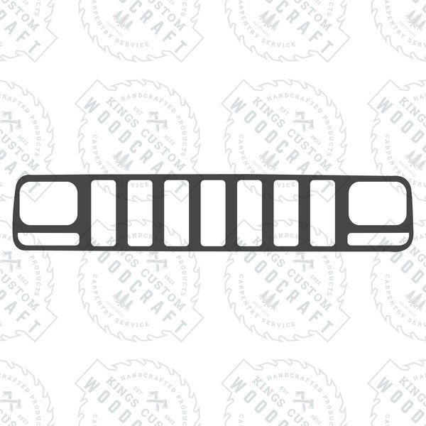 Jeep XG Grill Graphic SVG