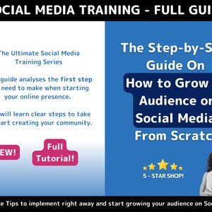 Learn How to Grow An Audience on Social Media and Turn Them into Paying Customers! eBook Guide,  Small Business Marketing, Audience Growth