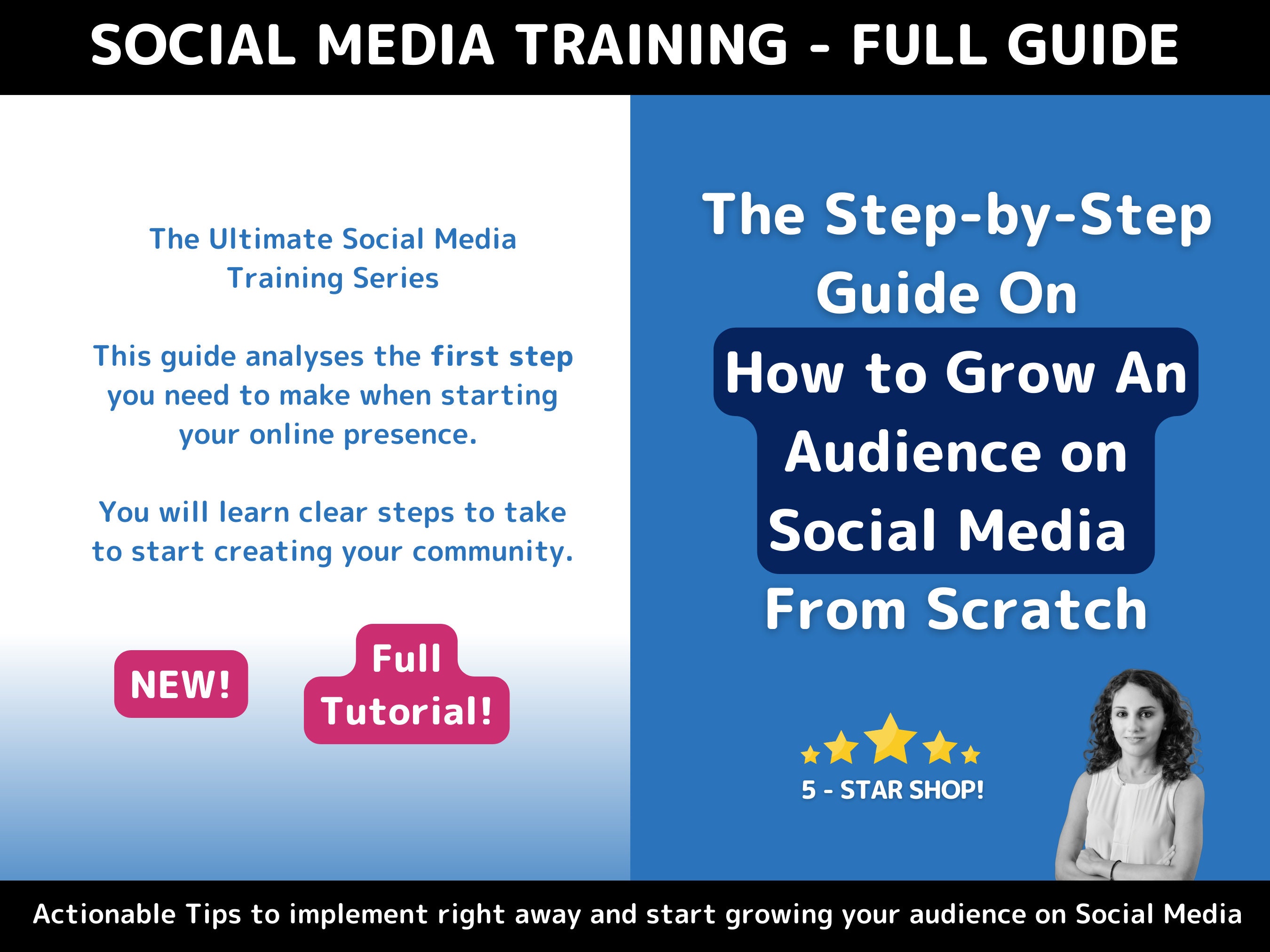 How to Grow an Audience on Social Media Ebook Guide Account 