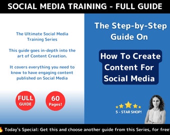 Content Creation for Social Media: Full Training Guide to Create Engaging Posts, Content Strategy, Grow Your Accounts, and Earn Engagement