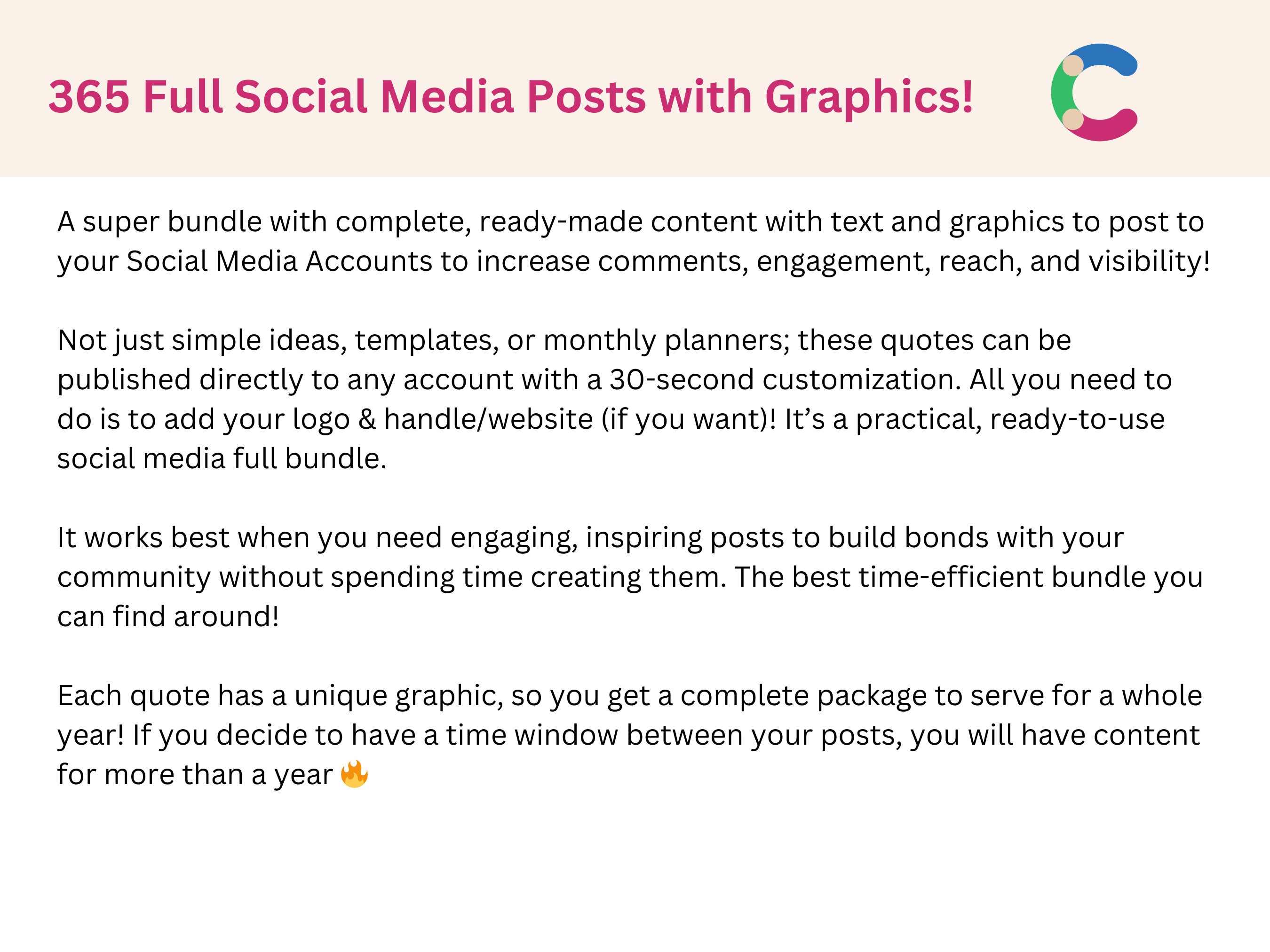 Relatable Content. Post 365 Social Media Content Posts: Canva Templates, Quotes (digital ...
