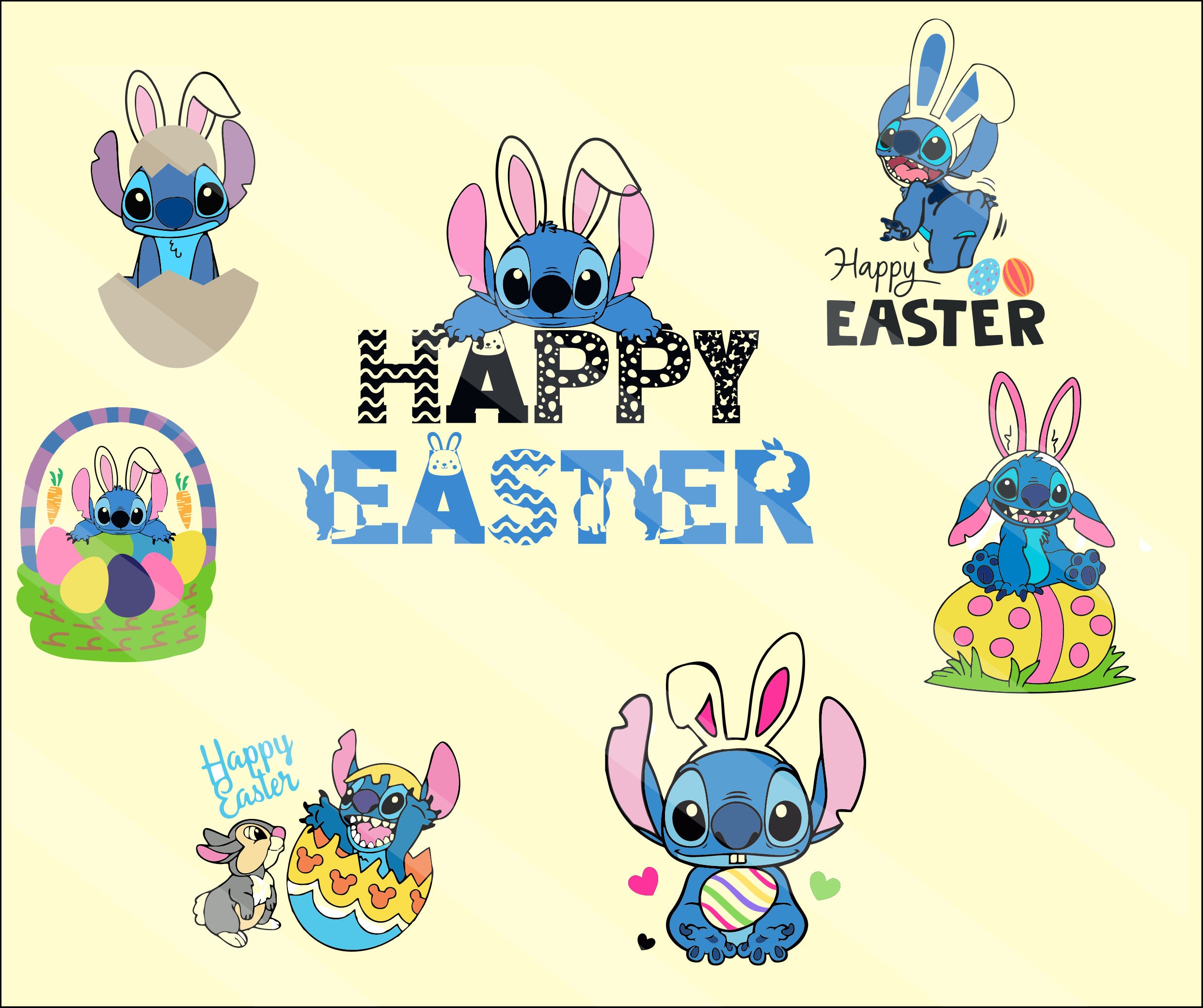 Buy Easter Stitch Sublimation Png Online in India  Etsy