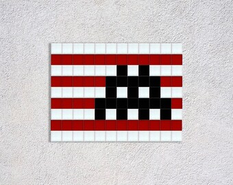 Pixel Art Kit - SpaceInvader - DIY mosaic kit - Street Art Kit - Invader 6