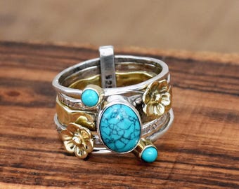 ヴィンテージ ターコイズ サンダーライン バングル スターリングシルバー ヴィンテージ ターコイズ サンダーライン バングル スターリングシルバー