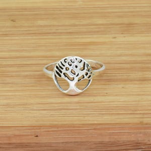 Tree Of Life Ring, 925 Sterling Silver Ring, Leaf Plain Ring, Silver Tree Ring, Unisex Ring, Nature Inspired Ring, Mothers Day Gift For Mom