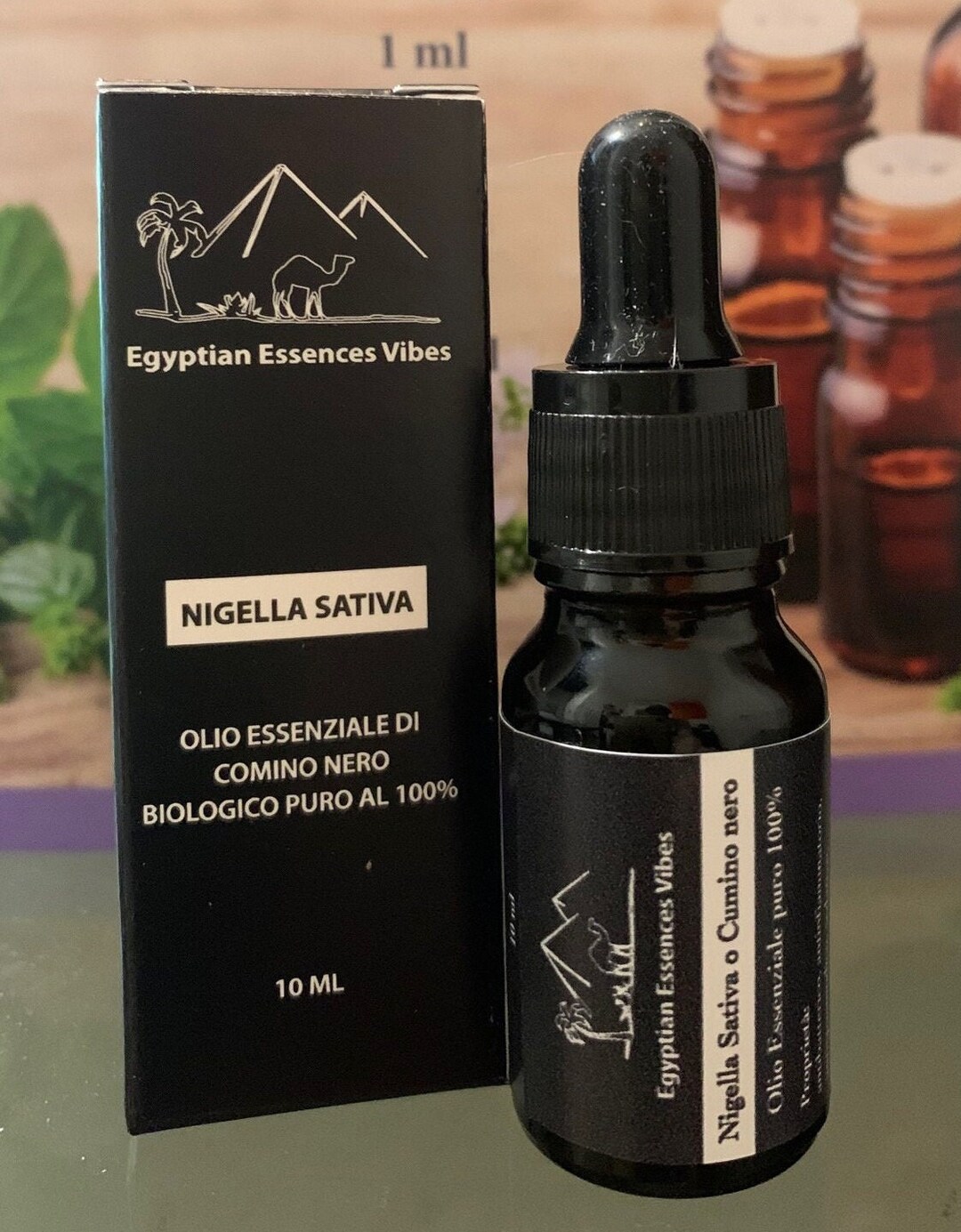 Aceite esencial de Nigella Sativa o comino negro 100% puro