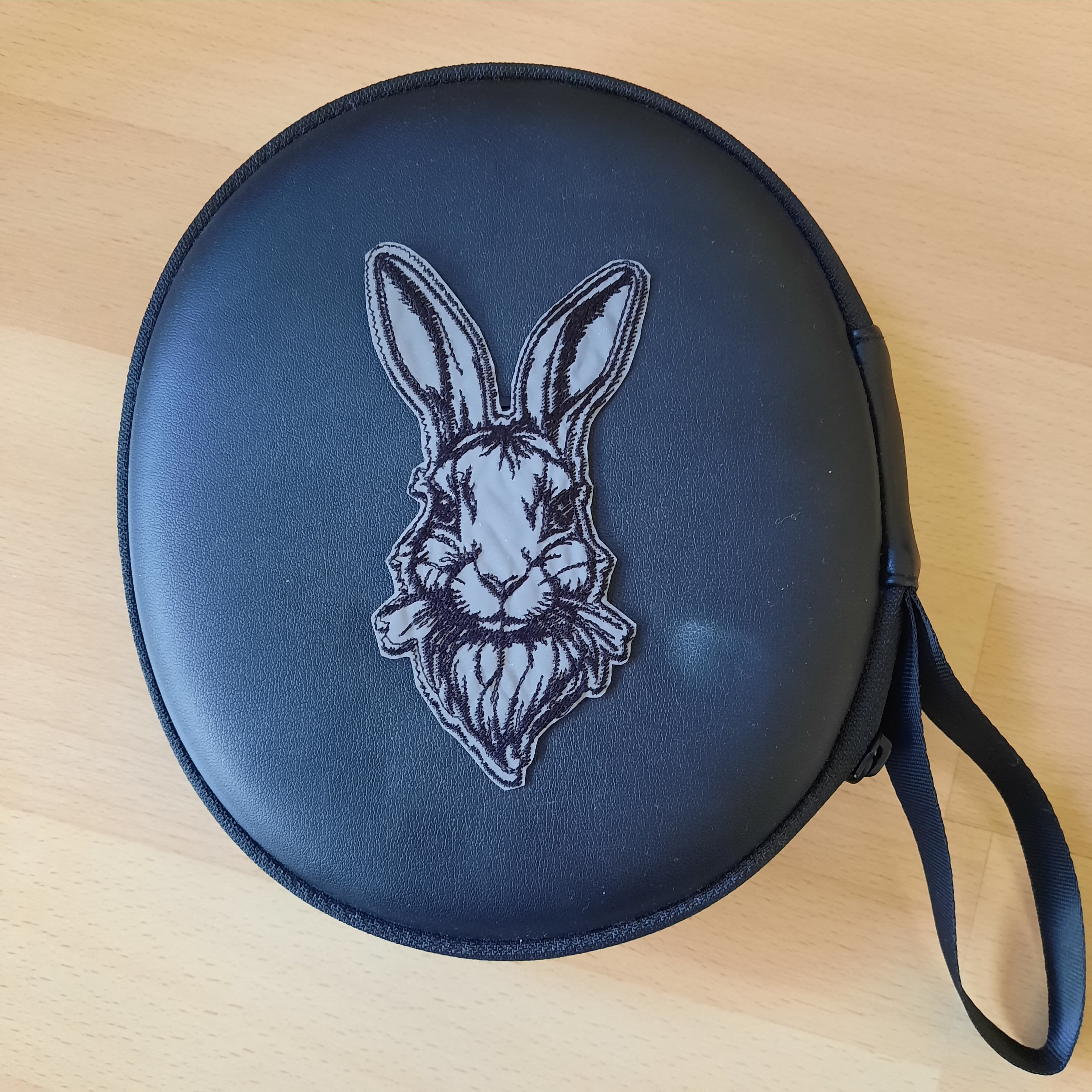 Rabbit Head Reflective Iron-on Embroidered Patch - Etsy