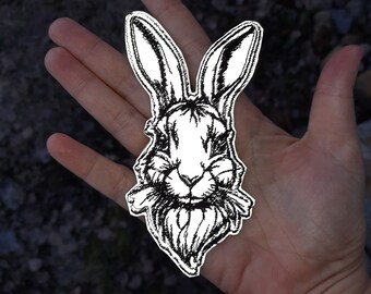 【DISCERNMENT】OT rabbit printing half sleeve DISCERNMENT】OT rabbit printing half sleeve Bunny Hat