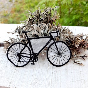 自転車刺繍パッチ