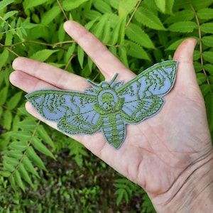 Heijastinmerkki Motte Schmetterling Sicherheitsreflektor gestickter Aufnäher zum Aufbügeln