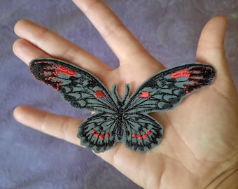 Motte gestickter Aufnäher zum Aufbügeln