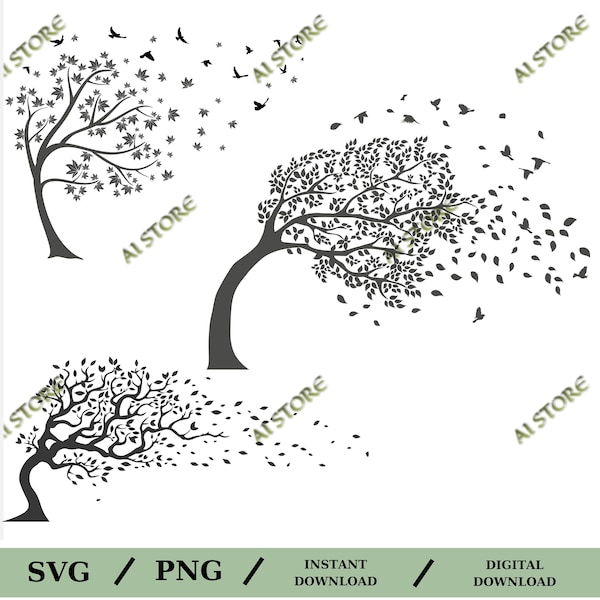 Tree of Life svg,Tree svg, forest svg bundle, woodland svg, camping svg, bare tree svg, tree branch svg, cut file for cricut and silhouette