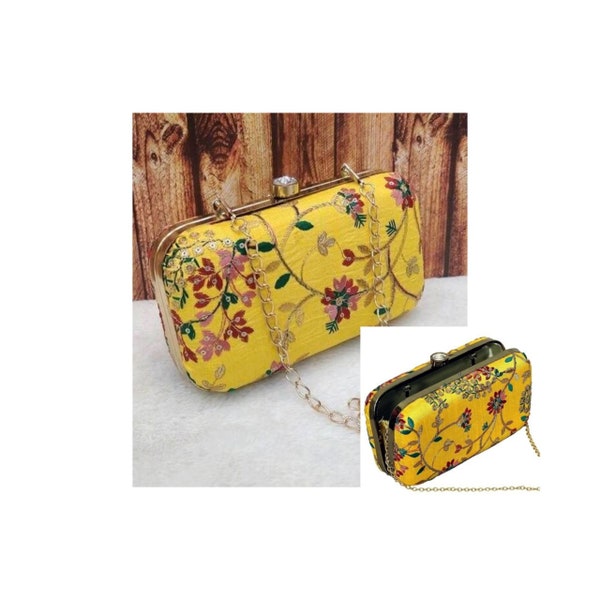 Wholesale Embroidered Clutch Bag, Indian Gifts, Return Favor, Haldi Mehendi Gift, Sangeet Gift, Indian Wedding, Bhaji Nikha Gift Clutch