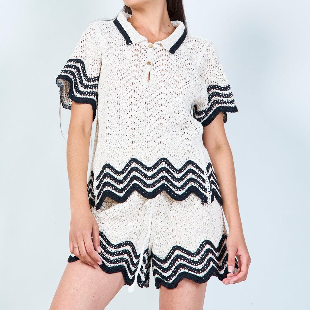 Crochet Set Shorts and Top Etsy